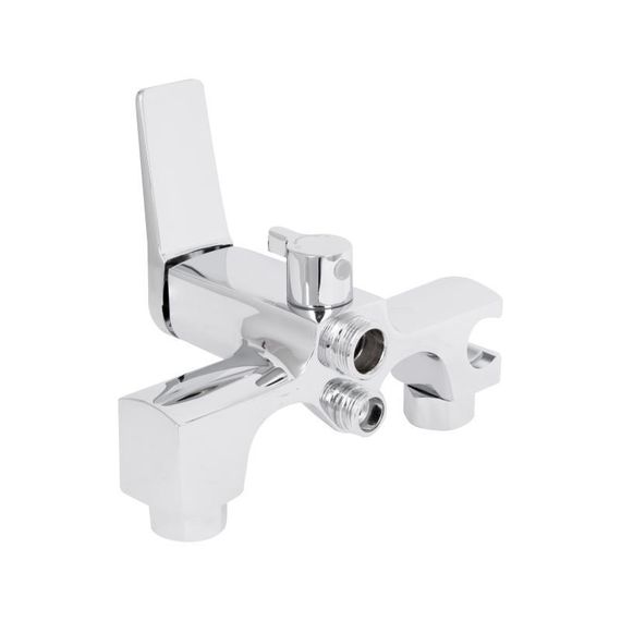 Змішувач для ванни Qtap Nando з довгим поворотним виливом і душовим гарнітуром QTNAN260CRM48652 Chrome | Зображення 3