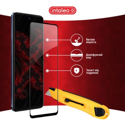 Стекло защитное Intaleo Full Glue Tecno Camon 18 (1283126529146) | Зображення 3