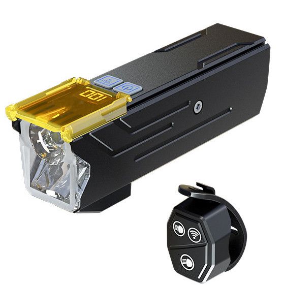 Фонарь с аккумулятором для велосипедистов, Велосипедный фонарь передний на аккумуляторе MN-34 | Зображення 1