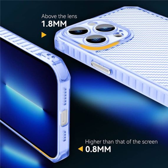 Чохол TPU Ease Carbon color series для Apple iPhone 13 Pro (6.1") | Зображення 3