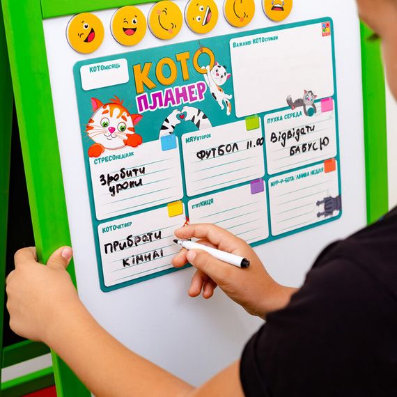 Магнитная доска "Кото-планер" Vladi Toys VT3601-25 Укр | Зображення 3