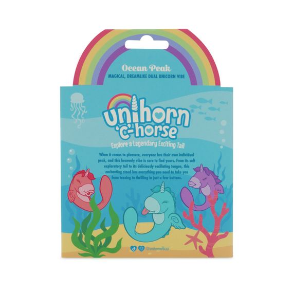 Вібратор-єдиноріжка Unihorn – C Horse – Ocean Peak, вагінально-кліторальна стимуляція, 2 мотори по 10 режимів | Зображення 7