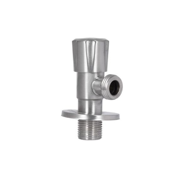 Кран кутовий Thermo Alliance Standart 1/2"НН неірж., з керам. буксий TAS347W1515SS | Зображення 2