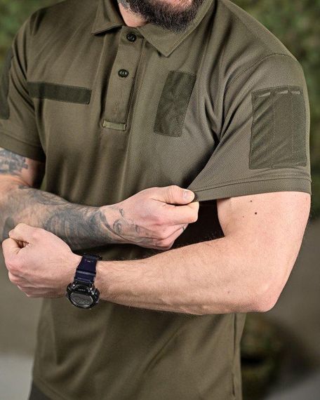 Тактическая футболка поло PATRIOT олива ВТ6301 | Зображення 3