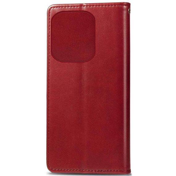 Шкіряний чохол-книжка GETMAN Gallant (PU) для TECNO Spark 10 Pro Штучна шкіра, Слот для візитки, Синій Штучна шкіра, Слот для візитки, Червоний, Штучна шкіра | Зображення 3