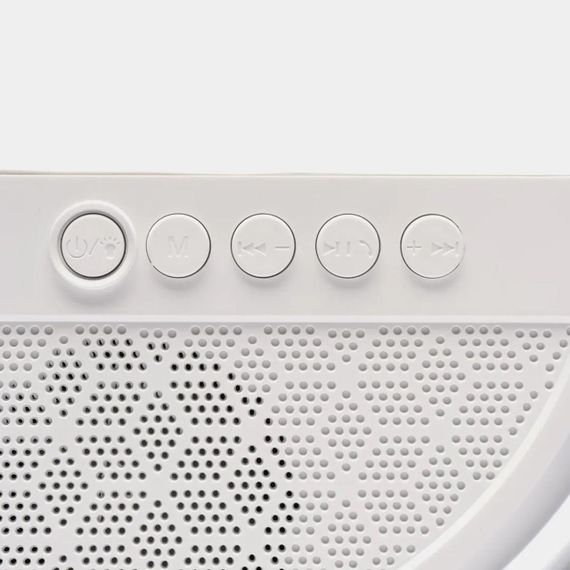 Настільна лампа-нічник RGB з бездротовою зарядкою та вбудованою Bluetooth колонкою / Бездротова зарядна станція для телефону / | Зображення 3