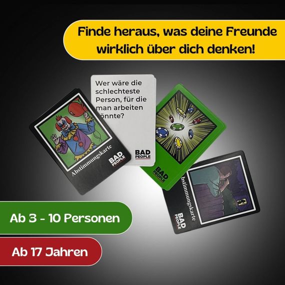 Настольная игра для взрослых "Что о вас думают другие?" немецкая версия юмористическая игра 17+ для компании | Зображення 3