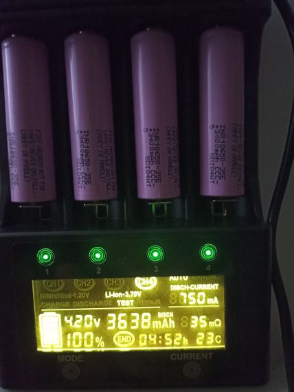 Акумулятор високострумовий Samsung INR18650-35E 3.7 V 3400 mAh батарея літій-іонна Li-Ion | Зображення 1