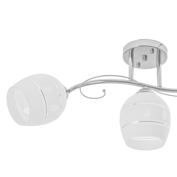 Люстра потолочная в спальню E27 60W CH+WH (LK-589C/3) | Зображення 1