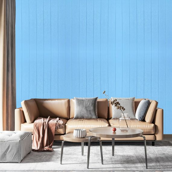 Самоклеюча 3D панель блакитне дерево 700х700х4мм (384) SW-00001372 | Зображення 4