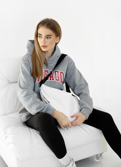 Сумка жіноча Sambag HOBO BAG-GLOVE Біла 25 х 58 х 4 см (53400008) | Зображення 1