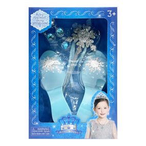 Набор аксессуаров для девочек QS00025D1(Blue) голубой, туфли в комплекте