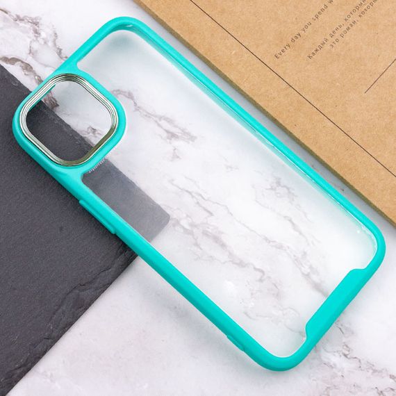 Чехол TPU+PC Lyon Case для Apple iPhone 13 (6.1") Green | Зображення 4