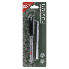 Ручка гелевая пиши-стирай YES Fusion Graphite 420461 0,7 мм синяя