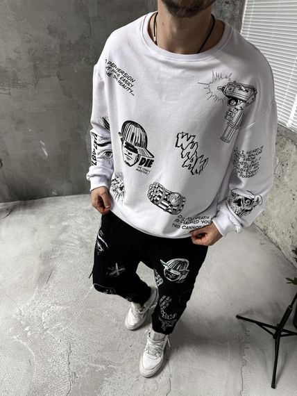 Костюм світшот штани ДТФ | Зображення 2