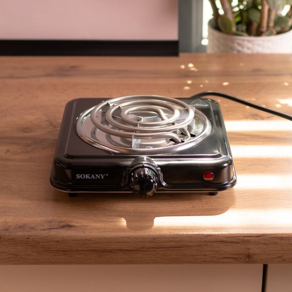 Настольная электрическая плита на одну конфорку 1000 Вт SOKANY SK-5111 | Зображення 7