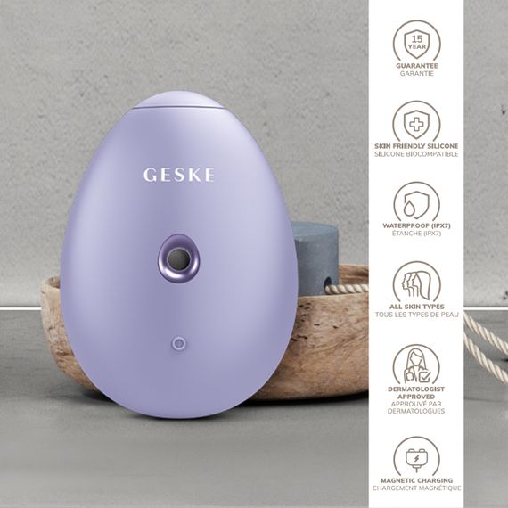 Електронний освіжувач для зволоження обличчя GESKE Facial Hydration Refresher 4в1 purple | Зображення 2