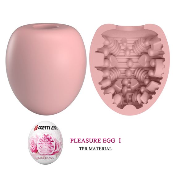 Мастурбатор - Pretty Love Pleasure Egg Masturbator Pink Sex Aura | Зображення 3