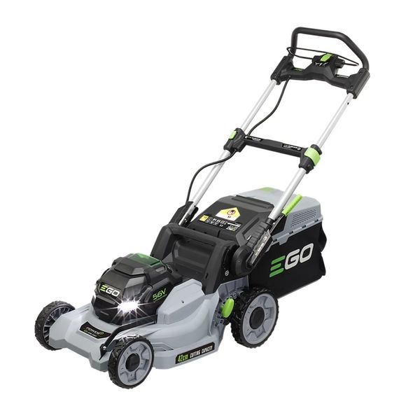 Газонокосилка аккумуляторная EGO LM1701E (42 см, 20-80 мм, 55 л, 56V)