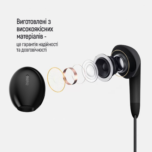 Навушники ColorWay Wired Earphone CW-WD04BK 3,5мм mini-jack чорний | Зображення 7