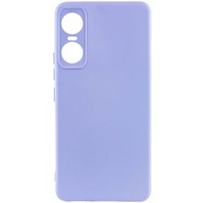 Чехол Silicone Cover Lakshmi Full Camera (A) для Tecno Pop 6 Pro Сиреневый / Dasheen