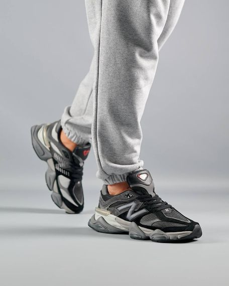 Чоловічі кросівки N-ew B-alanc-e 9060 Black Castlerock Gray , В'єтнам 43 | Зображення 6