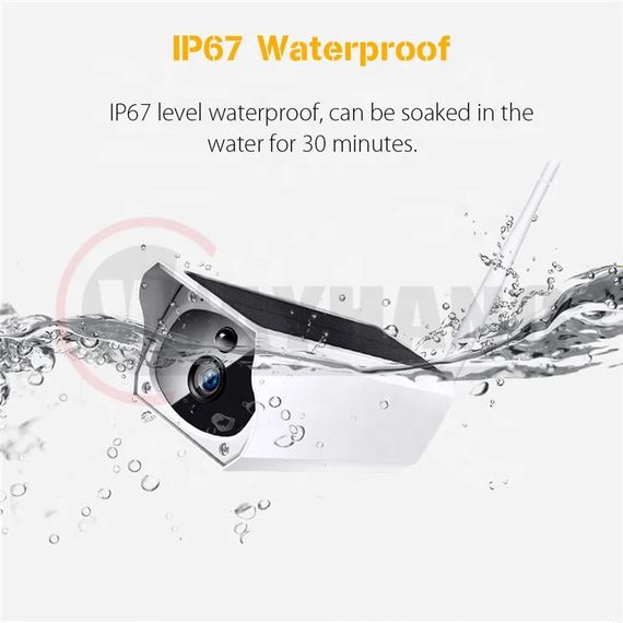 Автономна WiFi камера на сонячній батареї XPRO Solar Y4P, PIR, 2Мп, 1080р, SD, акумулятор, хмара (7583_4254) | Зображення 6