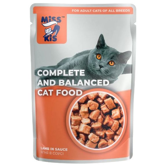 Miss Kis Ягненок в соусе пауч 100 г (24 шт/уп)