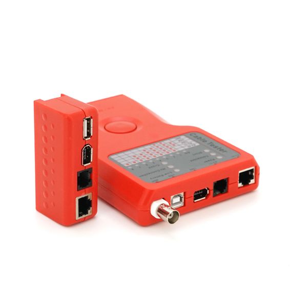 Кабельный тестер Merlion мультифункциональный 5в 1 RJ-11/RJ-45/BNC/USB/1394 | Зображення 3
