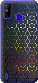 Чехол на Tecno Spark 6 Go KE5 Переливающиеся соты "498u-2452-17620"