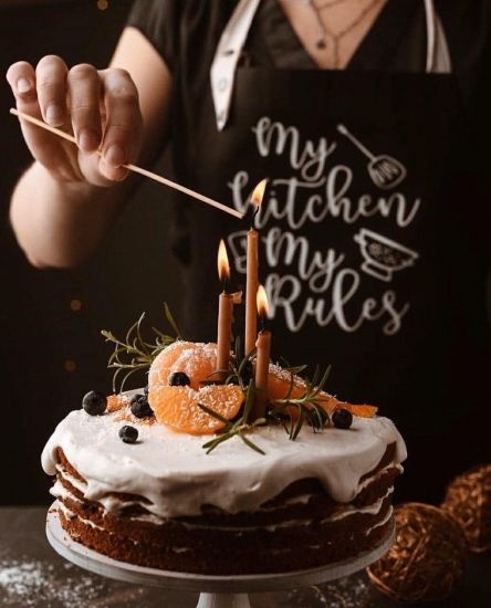 Фартух My Kitchen My Rules (Чорний) | Зображення 1