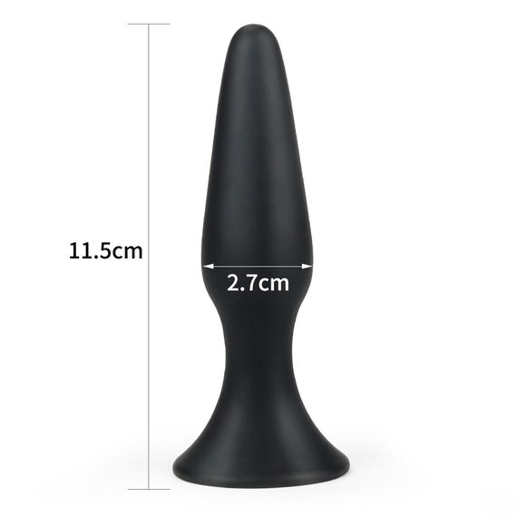 Анальна пробка - Lure Me Butt Plug S Black | Зображення 1