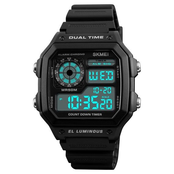 Чоловічий годинник Skmei 1299BK Black. | Зображення 3