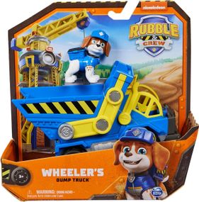 Щенячий патруль Крепыш и команда Самосвал и фигурка Уилера Paw Patrol Rubble & Crew Wheeler’s Dump Truck