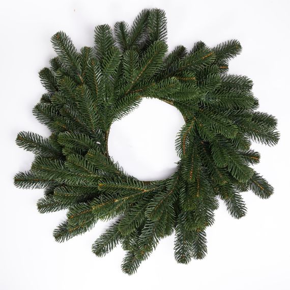 Штучний різдвяний вінок Зелений Святковий 60 см TD-VINGR | Зображення 2