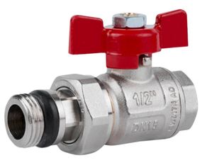 Кран кульовий "Американка" Icma 1/2" з антипротіканням прямий №348 (87348AD11)