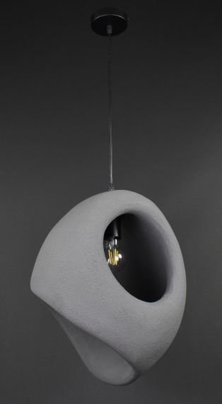 Люстра підвісна на 1 лампочку 27906 Чорний 50-170х35х35 см. | Зображення 6