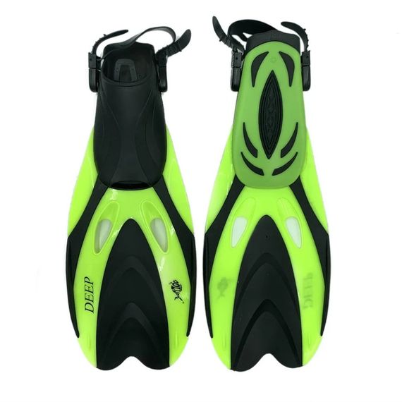 Ласти з відкритою п'ятою DLV Deep NE-66-43-46-Y розмір L/XL 43-46 салатові | Зображення 1