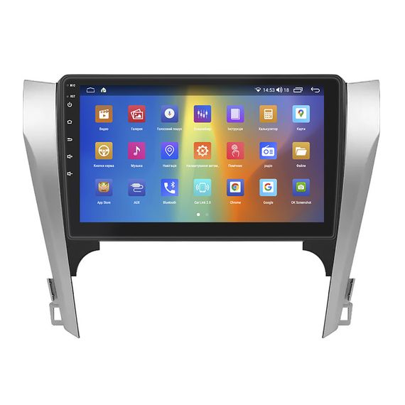 Штатная магнитола 10" Lesko для Toyota Camry VII (XV50) 2011-2014 2/32Gb CarPlay 4G Wi-Fi GPS Prime Тойота | Зображення 1