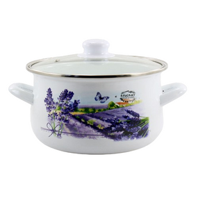 3W КАСТРУЛЯ ємал. 2,0л d.18 Лаванда 7323940000