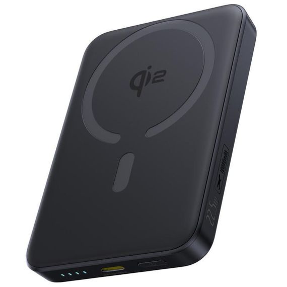 Портативний ЗП Power Bank Baseus EnerFill FM12 Qi2 Magnetic 22.5W з БЗП 10000mAh (E00285) Cosmic Black