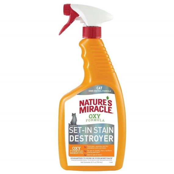 Спрей для усунення запахів та виведення плям від котів Nature's Miracle Dog Orange Oxy Formula 709 мл