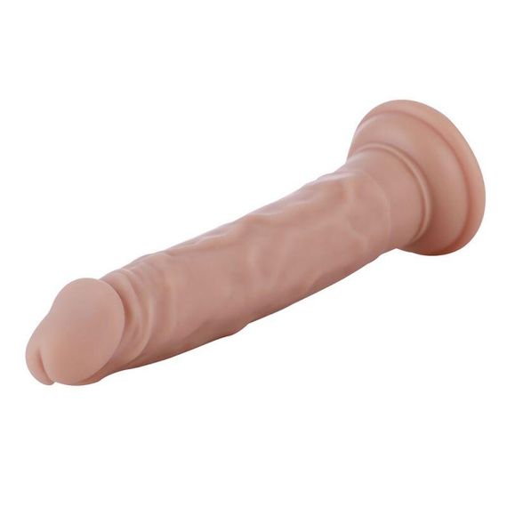 Реалистичный фаллоимитатор для секс-машин Hismith 7.5″ Flexible Silicone Dildo, система KlicLok sexstyle | Зображення 1