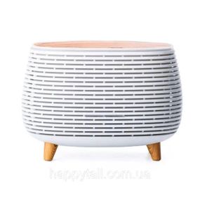 Зволожувач повітря Holdmay Life of Leisure Aroma Diffuser 400ml Чорний HPKP7049B Білий