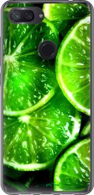 Чохол на Xiaomi Mi 8 Lite Зелені часточки лимона "852u-1585-2448"