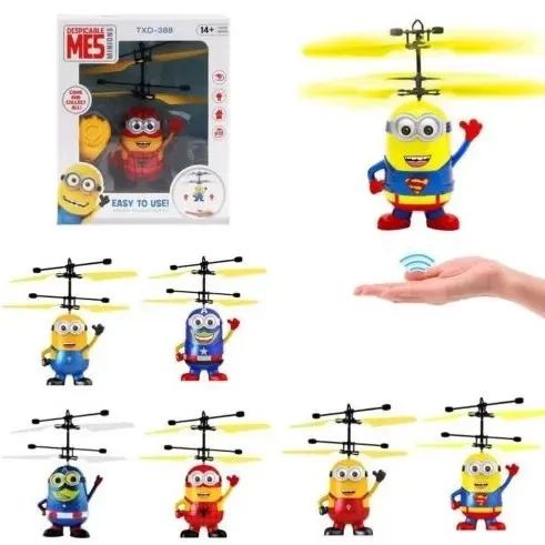 Дитяча іграшка Літаючий Міньйон з підсвічуванням | Зображення 2