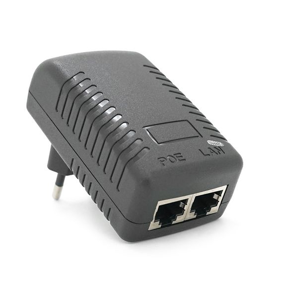 POE інжектор 12V 2A (24Вт) із портами Ethernet 10/100Мбіт/с | Зображення 1