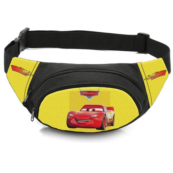 Сумка-бананка дитяча з принтом Тачки Блискавка МакКвін поясна сумка для хлопчика (4565)