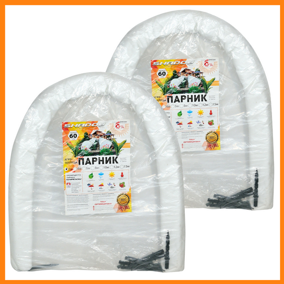 Теплиця 8 м 60 щільність з агроволокна Shadow (парник з спанбонду)міні парник | Зображення 3
