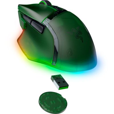 Мышка Razer Basilisk V3 Pro 35K Wireless/Bluetooth/USB Phantom Green (RZ01-05240300-R3G1) | Зображення 4
